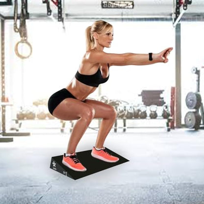 SEWD Extra Large 20 Degree Slant Board Squat Wedge | Heel Elevated Squat, Knees Over Toes, Deadlifts, For Home Gym and Personal Trainers