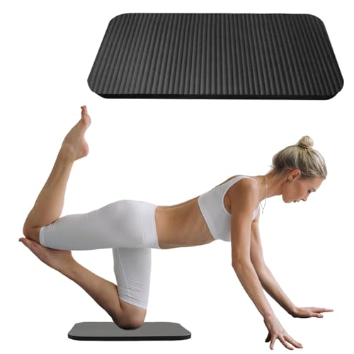 Yoga Knee Pad Cushion Exercise Knee Pad Rectangle Kneeling Pads Yogas Props and Accessories for Pain Free Knees, Elbows, Wrists and Back, Workout Mats for Home Gym, Pilates,