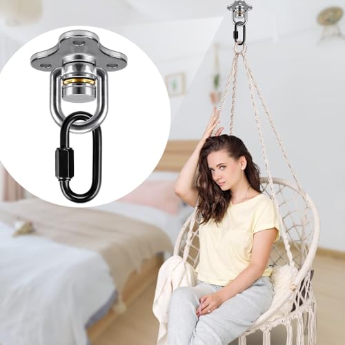SELEWARE 1 Pack Tire Swing Swivel Hanger with Bearing Heavy Duty Swivel - color: Bearing Swing Hanger, 1 Pack