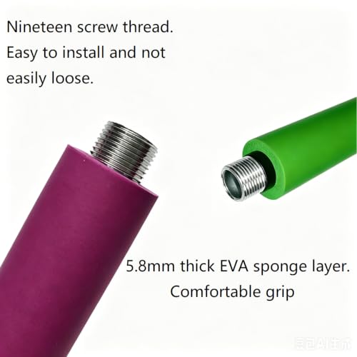 yoga stick is made of sturdy steel that is 5 feet high and an adjustable stretching stick, providing flexibility, agility, and balance. Covered with thick and comfortable foam layer - color: Green