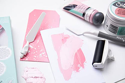 Sizzix Palette Knife & Brayer Roller Craft Tool Set | Painting Set for Pastes, Paints, Oil Acrylics & More