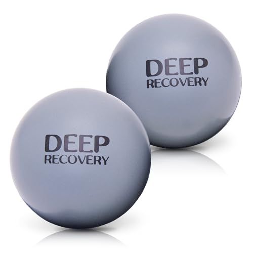 Deep Recovery Yoga Deep Tissue Massage Ball Set, Firm Density – 2.9-Inch Myofascial Release Balls for Feet, Back, Neck, Legs & Arms – Trigger Point & Mobility Therapy (2-Pack) - style: Firm