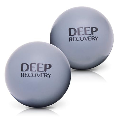 Deep Recovery Yoga Deep Tissue Massage Ball Set, Firm Density – 2.9-Inch Myofascial Release Balls for Feet, Back, Neck, Legs & Arms – Trigger Point & Mobility Therapy (2-Pack) - style: Firm