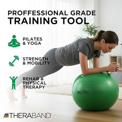 THERABAND Standard Exercise Ball - color: Green - 26 in.