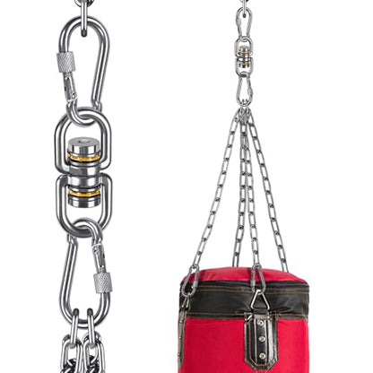SELEWARE Heavy Duty Bearing Swing Swivel, 360° Rotation Hanging Accessory - color: Swivel Only, 2 Pack