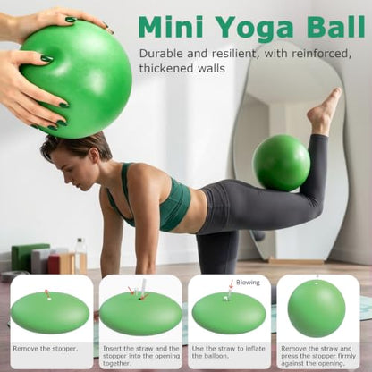 Foldable Yoga Mat Kit,Yoga Starter Sets,Yoga Stick Set
