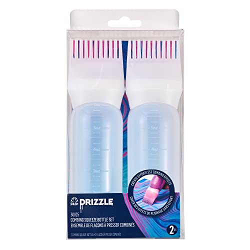 FolkArt Drizzle Combing Squeeze Bottle Set, Durable Tools for DIY Paint Pouring Arts and Crafts Projects, 50825 - style: Combing Squeeze Bottle Set