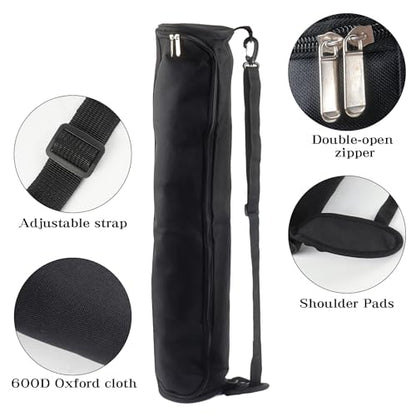 Klmnop Yoga Mat Bag, Portable Yoga Mat Storage Bag with Adjustable Strap, Yoga Mat Carry Bag for Gym, Beach, Travel for Women & Men