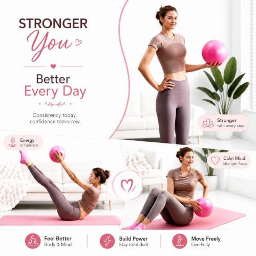 Pilates Bar Kit for Home Workouts, Pilates Equipment Set for Women