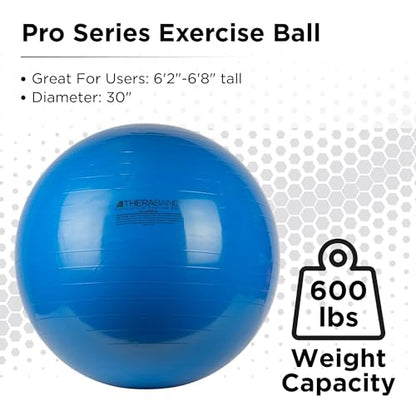 THERABAND Standard Exercise Ball - color: Blue - 75cm