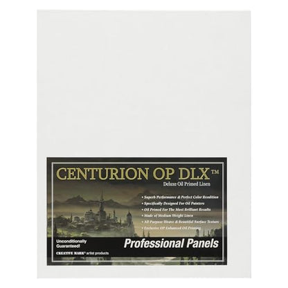 Centurion Deluxe Professional Oil Primed Linen Canvas Panels - 24"x36" - 3 Pack of Linen Canvases for Painting, Artwork and More - size: 24"x36"