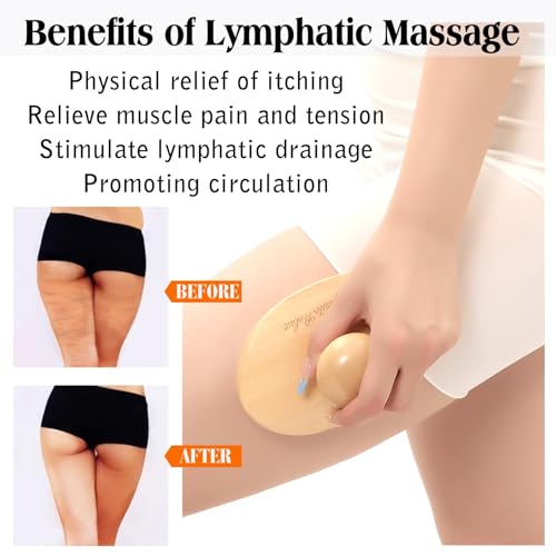 Wood Therapy Maderoterapia Kit, Wooden Fascia & Cellulite Massager for Body