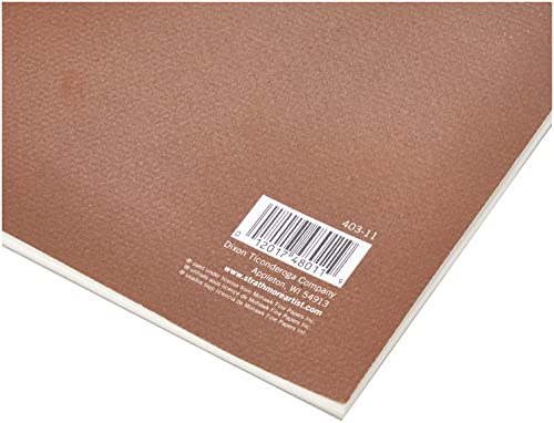 Strathmore 400 Series Tape Bound Pastel Pad, 80 lb. Textured Surface, 11 X 14 inches, Assorted Colors, 24 Sheets (403-11) - size: 11x14