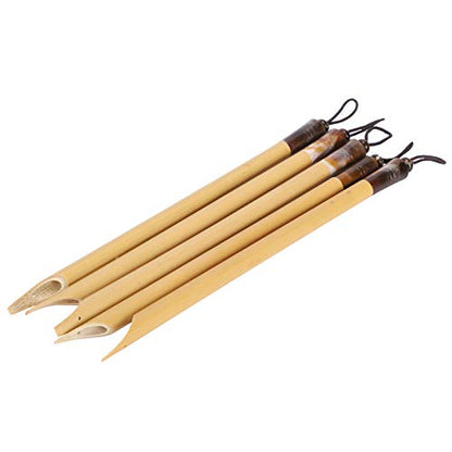 5PCS Bamboo Pens, Comic & Arabic Calligraphy Dip Pens (Bamboo Tip Set) - size: Bamboo Tip Set