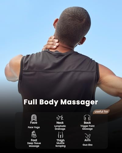lifechill Trigger Point Massage Tool for Pain Relief Deep Tissue & Gua Sha, HSA Fascia Release Tools for Full Body, FSA Eligible Items Muscle Scraper Acupressure Tool TMJ Relief, Thumb Saver Neck Foot - color: Silver