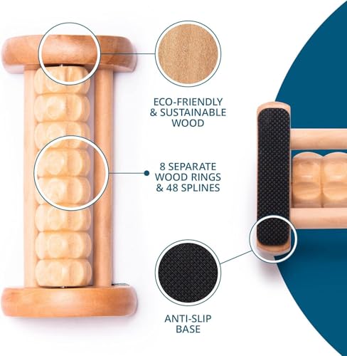TheraFlow Compact Foot Roller for Plantar Fasciitis Relief | Relaxing Gifts for Mom and Dad - Portable, Small Tool for Deep Tissue Massage and Neuropathy | Travel Size Feet Massager for Relaxation - size: Small