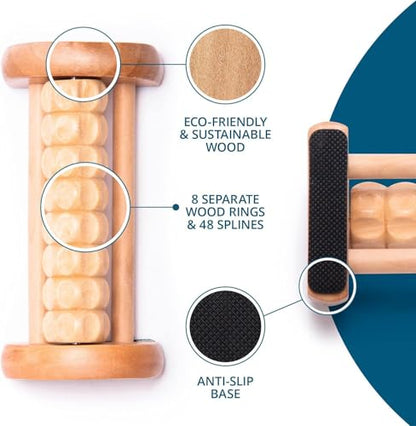 TheraFlow Compact Foot Roller for Plantar Fasciitis Relief | Relaxing Gifts for Mom and Dad - Portable, Small Tool for Deep Tissue Massage and Neuropathy | Travel Size Feet Massager for Relaxation - size: Small