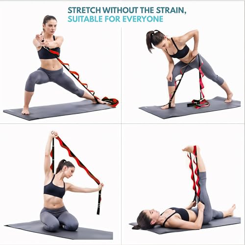 Artan Balance Stretching Straps for Flexibility, Balance, and Leg Stretching – Multiple Styles for Yoga, Ballet, Dance, Gymnastics & Physical Therapy - size: FlexPhysio