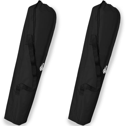 Bolosy 41"x10.5"x8.5" 2 Pack Replacement Bag for Folding Camping Chair | XL Bag Replacements Camp Chairs, Hammock, Yoga Mat, Beach Chair Bag 420D Oxford Polyester Fabric, Black - color: All Black, size: 2 PACK