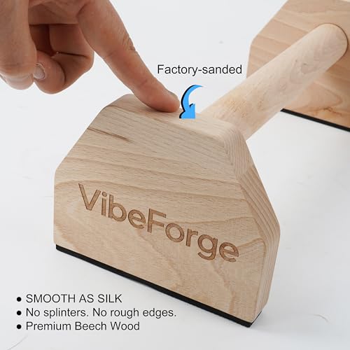 ProGrip Wooden Parallettes - Non-Slip Handstand Bars for Calisthenics
