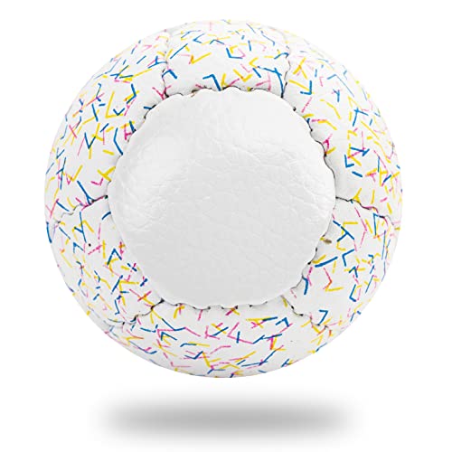 Soft Practice Lacrosse Balls,1, 2, 3, 6, 12, 24, 36, 60, & 120 Packs - Same Weight & Size as a Regulation Lacrosse Balls, Great for Indoor & Outdoor Practices, Less Bounce & Minimal Rebounds - color: 크레용 색종이 조각, size: 1팩