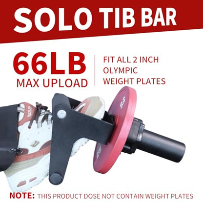 Solo Tib Bar Tibialis Trainer Tibialis Bar Fit 2 Inch Weight Plates - size: HDR Sponge-Diameter 50MM