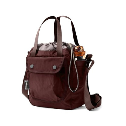 Bellroy Cinch Bucket Bag 9L, Lightweight Crossbody Bag - Burgundy - color: Burgundy