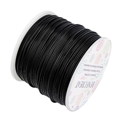 BENECREAT 18 Gauge Aluminum Wire 492FT Anodized Black Bendable Craft Wire for Beading Jewelry Craft Making, Plant Gardening, Sculpting Model Making - color: Black, size: 18 Gauge