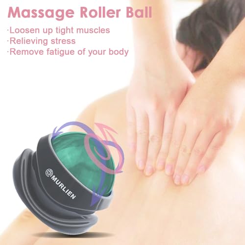 Massage Roller Ball, Tight and Sore Muscles Relief, Manual Massager, Alleviating Shoulder, Arms, Back, Legs, Calves or Muscle Tension - Green | Alleviating Shoulder, Arms, Back, Legs, Calves or Muscle Tension - Green - color: Green