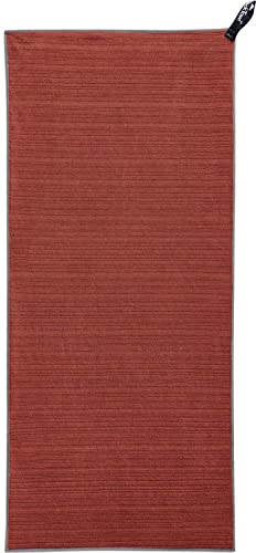 PackTowl Luxe Lightweight Microfiber Camping and Travel Towel, Terracotta, Hand - color: Terracotta, size: Hand - 16.5 x 36 Inch