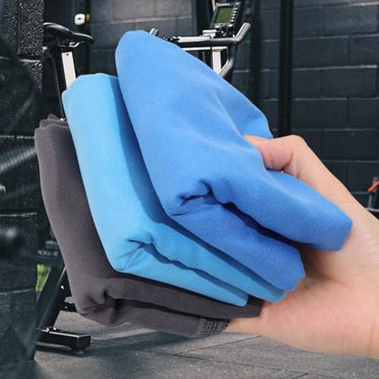80 * 40cm Microfiber Sports Quick Dry Towel Men's Women's Super Soft Fitness Swimming Sweat Absorbent Sports Towel (Dark Gray) - color: Dark Gray