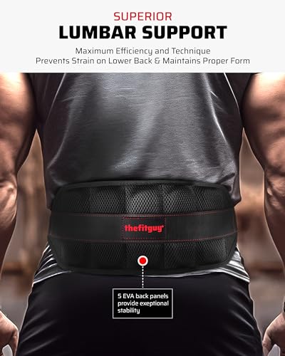 THEFITGUY Squat Power & Flexibility Bundle – Ultimate Squat Belt and Quads Stretcher Strap for Strength Training and Flexibility