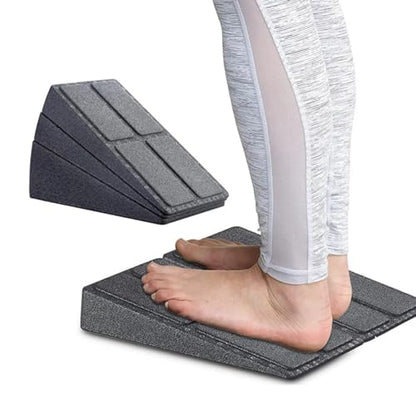 Squat Wedge - Slant Board Calf Stretcher Incline Board, Adjustable Lightweight EPP Squat Wedges, 520 lbs Slant Board for Calf Stretching, For exercise, squatting, ankle mobilization and physical therapy