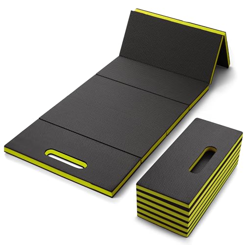 Mechanic Mat, 47.2 x 15.7 x 1 Inch Foldable Mechanic Kneeling Pad, Green - color: Green
