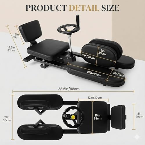 Leg Stretch Machine for Splits, 440LBS Heavy Duty Steel Frame Leg Stretcher, Split Machine Training Fitness for Home Gym, 240° Leg Stretching Equipment for Adults Teens Ballet Dance Gymnastics（Black） - color: Black