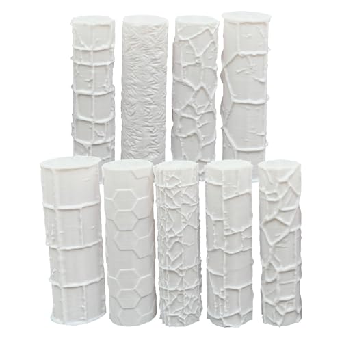 Terrain Texture Hand Roller Set for D&D, Wargaming, Battle Mat, Tabletop, Dungeons and Dragons
