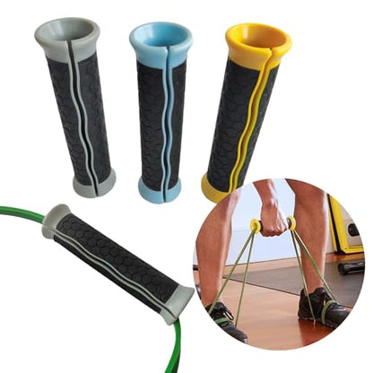2pcs High Strengths Durability Handle Resistance Band Handle Universals Handle for Enhancing Workout Experiences