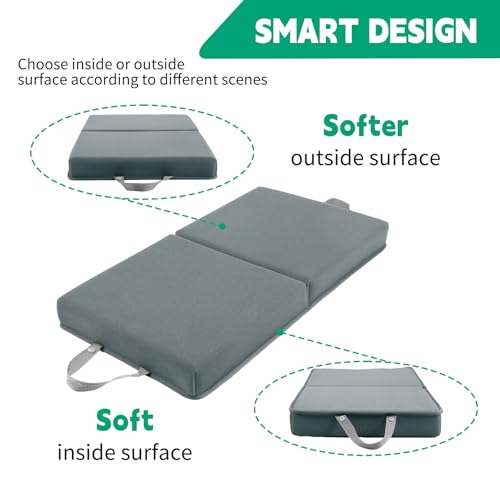 Memory Foam Knee Pads, Garden Kneeling Pads for Men Women, Foam Knee Cushions for Gardening, Bathing, Yoga(Gray) - color: Gray