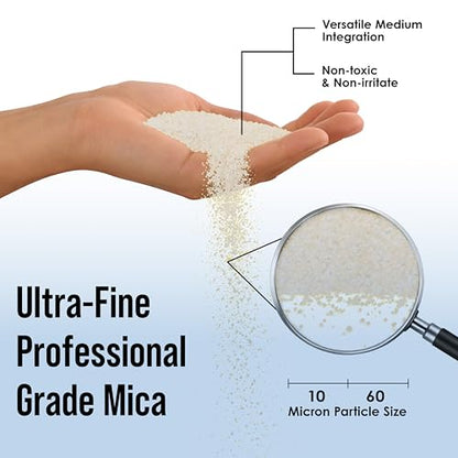 U.S. Art Supply Mica Pearl Pigment Powder Kit, 5 Interference 3.5oz (100g) | Jewelescent - Cosmetic Grade, Epoxy Resin Color Pigment, Mica Powder for Resin, Soap, Slime, Candle Dye, Art - style: 5 Color - Interference Colors