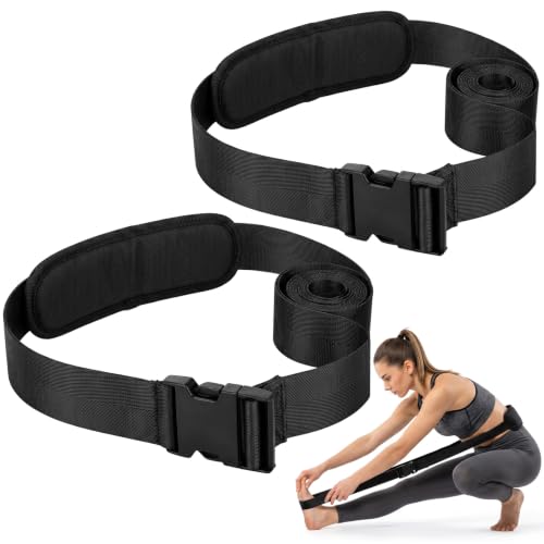 2 Pack Extremity Mobilization Belt Manual Traction, Black