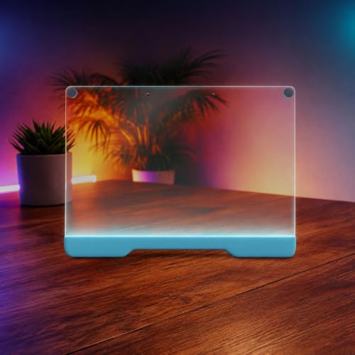 Upgraded 16-Inch LED Drawing Board Rechargeable – 7 Colors, 10 Lighting Effects, Adjustable Brightness – Acrylic Light Board for Tracing with Stand, Markers & Complete Set - style: Pink