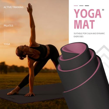 Thick Yoga Mat 72"x24"x0.4"
