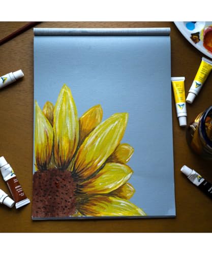 FREDRIX Creative Series Can-Tone Canvas Pad, Gray, 9" x 12" - color: Can-tone Canvas, size: 9" x 12"