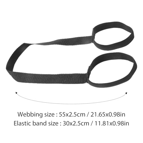 1Pc Black Yoga Mat Carrier Strap, Exercise Mat Carrier Adjustable Sling Weight Loss Fitness Binding Rope