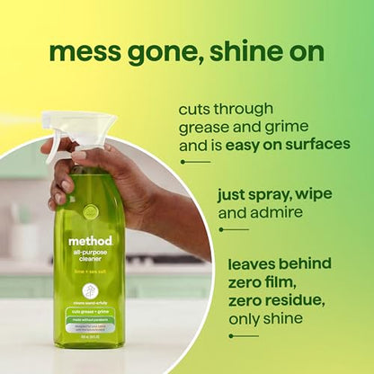 method All-Purpose Cleaner Spray, Lime + Sea Salt, 28 fl oz - size: 28 Fl Oz (Pack of 1)