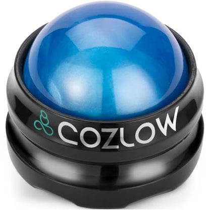 Massage Ball, Muscle Massager Roller, Trigger Point Deep Tissue Release | Cozlow handheld ball rolling tool with strong grip - manual massage therapy for whole body pain relief - helps relax muscles - color: Massage Ball