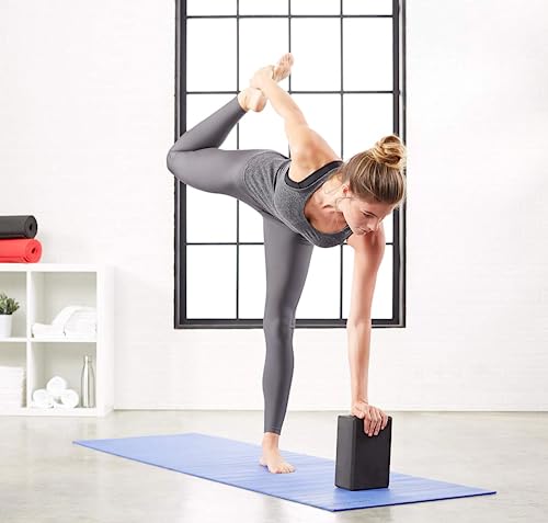 4-Pack High-Density EVA Yoga Blocks (9”x6”x4”) – Non-Slip, Supportive Foam Blocks for Stretching, Balance, Pilates & Home Workouts