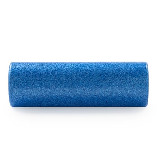 Sunny Health & Fitness 18" Blue High-Density Yoga Foam Roller | Muscle Relief, Physical Therapy, Post-Workout Recovery, Improved Flexibility, Home, Gym, Rehab Use, Full-Body Use - color: Blue, size: 18-Inch