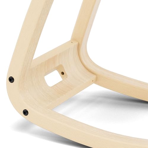 Varier Ergonomic Kneeling Chair, Rocking Knee Stool for Home Office Desk - color: Natural/Red