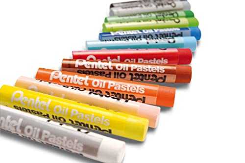 Pentel Arts Oil Pastels Class Pack Brilliant Fade Resistant Colours Long Lasting 36 (Packs of 12 Colour) - size: 1 Count (Pack of 36)